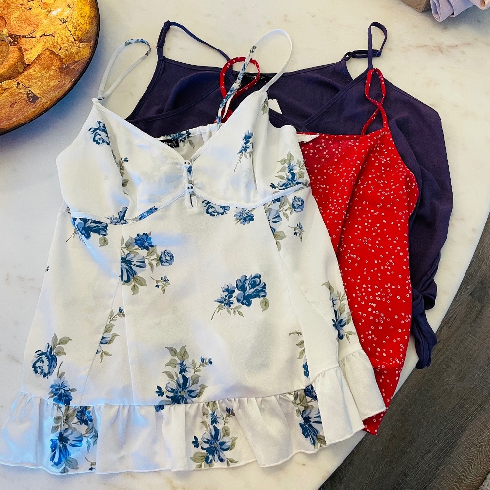 New With Tags Camisoles Trio Various Colors Size M